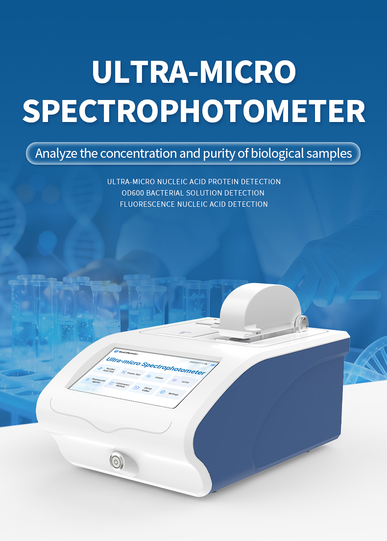HM-CWF2 fluorescence micro-volume spectrophotometer for NGS library quantification and trace DNA detection