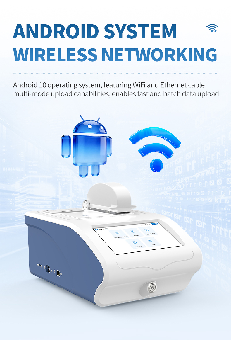 HM-CWF2 Android spectrophotometer networked to LIMS for NGS genomics data management