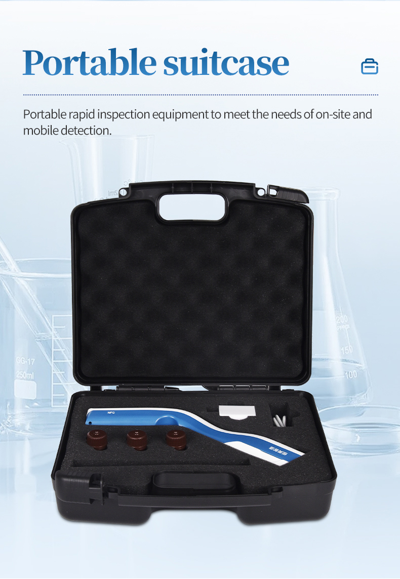 Portable inspection case enabling on-site mobile density testing for field engineers